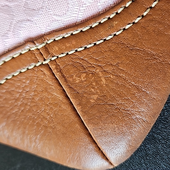 Coach π Pink Crossbody w CoA. Leather Accents, Canvas Strap - Picture 14 of 15